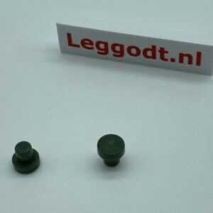 COBI: Tube Ø04.9mm End/Stop (Round) with Solid Bar - dark green military (ciemnozielony wojskowy/militarny)