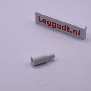 COBI: Tube Ø05mm L08.0mm with Bar - white (bialy)