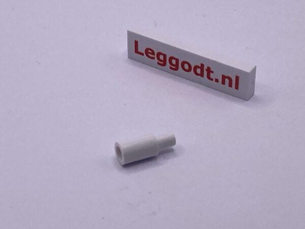 COBI: Tube Ø05mm L08.0mm with Bar - white (bialy)