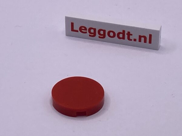 COBI: Tile Round 2 x 2 - red (czerwony)