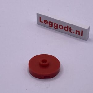 COBI: Tile Round 2 x 2 with 1 Central Pivot (H1.5mm) - red (czerwony)