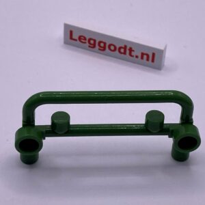 COBI: Fence 1 x 6 x 2 with Bend Rod (Barrier) - olive (oliwka/oliwkowy)
