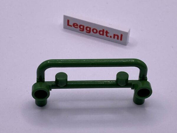 COBI: Fence 1 x 6 x 2 with Bend Rod (Barrier) - olive (oliwka/oliwkowy)