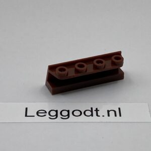 COBI: Panel 1 x 4 Sloped - dark brown (ciemny braz)