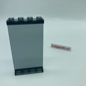 COBI: Panel 1 x 4 x 6 1/3 Smooth - trans-black (przezroczysty czarny)