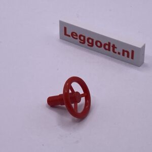 COBI: Vehicle, Steeringwheel Ø13mm with column - red (czerwony)