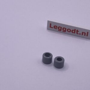 COBI: Wheel [#001] W5,0mm H6,4mm - new grey (nowy szary)