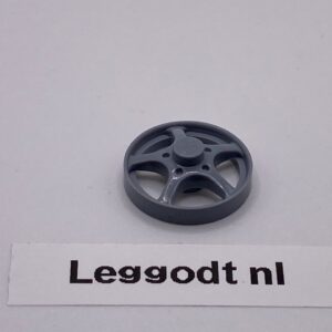 COBI: Wheel [#003] W3,5mm H20,0mm with 5 Spokes - new grey (nowy szary)