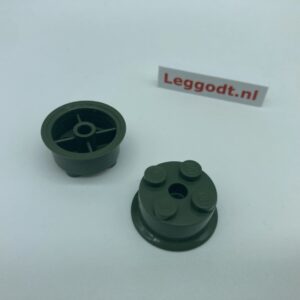 COBI: Wheel, Felly [#003] D11,5mm - dark green military (ciemnozielony wojskowy/militarny)