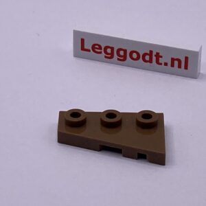 COBI: Wedge Plate 2 x 3 Open Right (Prawy) - brown (brazowy)