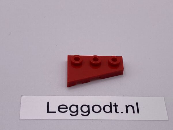 COBI: Wedge Plate 2 x 3 Open Left (Lewy) - red (czerwony)