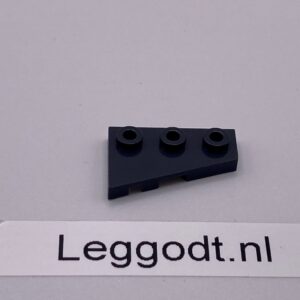 COBI: Wedge Plate 2 x 3 Open Left (Lewy) - graphite (grafitowy)