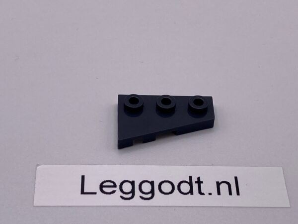 COBI: Wedge Plate 2 x 3 Open Left (Lewy) - graphite (grafitowy)