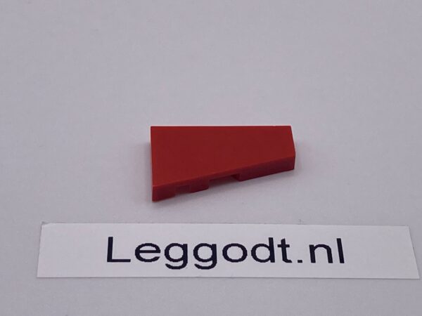 COBI: Wedge Tile 2 x 3 Open Left (Lewy) - red (czerwony)