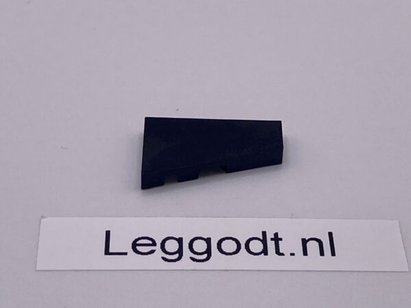 COBI: Wedge Tile 1 x 3 Open Left (Lewy) - black (czarny)