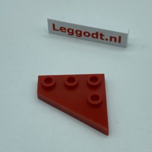 COBI: Wedge Plate 2 x 3 Closed Right (Prawy) - red (czerwony)