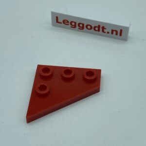 COBI: Wedge Plate 2 x 3 Closed Left (Lewy) - red (czerwony)