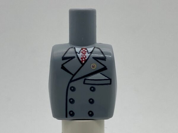 COBI: Figure, Torso #006 - new grey (nowy szary)