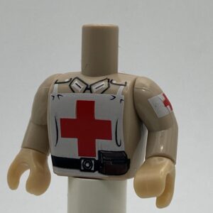 COBI: Figure, Torso #018 with Arms and Hands - beige (bezowy)