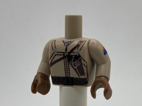 COBI: Figure, Torso #022 with Arms and Hands - beige (bezowy)