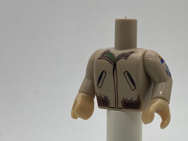 COBI: Figure, Torso #023 with Arms and Hands - beige (bezowy)