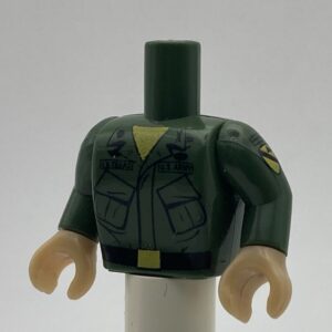 COBI: Figure, Torso #032 with Arms and Hands - dark green military (ciemnozielony wojskowy/militarny)