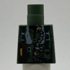 COBI: Figure, Torso #052 (Pilot) - dark green military (ciemnozielony wojskowy/militarny)