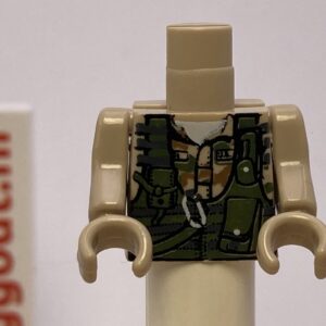 COBI: Figure, Torso #054 (Pilot) with Arms and Hands - beige (bezowy)