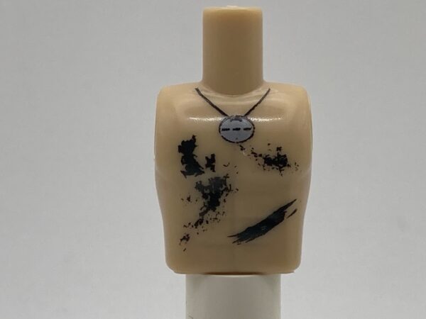 COBI: Figure, Torso #101 (Taller) - tan (jasnobrazowy)