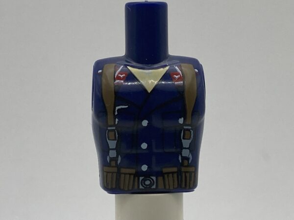 COBI: Figure, Torso #107 (Taller) - dark blue (ciemny niebieski)