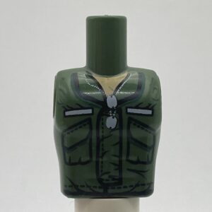 COBI: Figure, Torso #115 (Taller) - dark green military (ciemnozielony wojskowy/militarny)