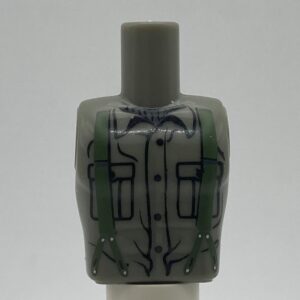 COBI: Figure, Torso #116 (Taller) - light green military (jasnozielony wojskowy/militarny)