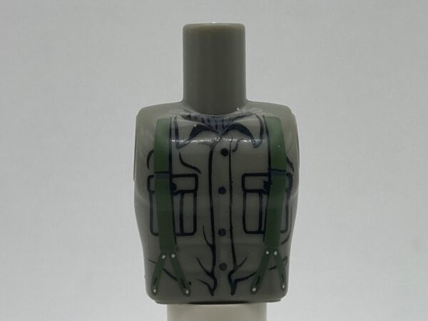 COBI: Figure, Torso #116 (Taller) - light green military (jasnozielony wojskowy/militarny)