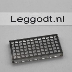 COBI: Pad printed Tile 2 x 4 Black Mesh Pattern - clear (bezbarwny)