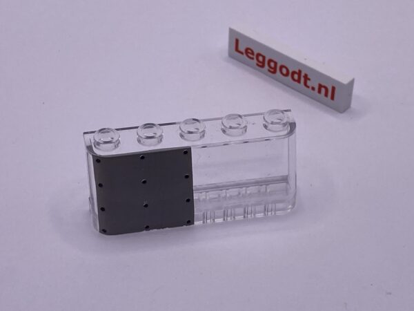 COBI: Pad printed Window 2 x 5 Left (Lewy) - new grey (nowy szary)