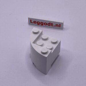 COBI: Brick, Round 3 x 3 x 2 Quarter - white (bialy)
