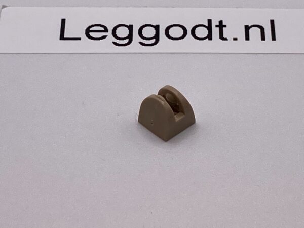 COBI: Other, Part [#004] with Square Base "Gearshift" - beige (bezowy)