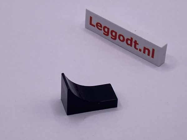 COBI: Brick, Arch 1 x 2 x 1 1/3 Inverse - black (czarny)