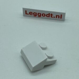 COBI: Slope Plane Modified Pivot 3P 1 x 2 with Plate 2 x 2 - white (bialy)