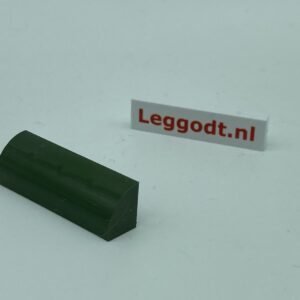 COBI: Slope Curved 3P 1 x 4 - dark green military (ciemnozielony wojskowy/militarny)