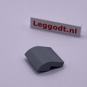 COBI: Slope Curved 2P 2 x 2 x 2/3 version B - new grey (nowy szary)