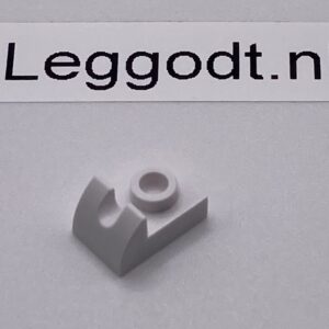 COBI: Slope Curved Modified Edge 2P 1 x 1 x 2/3 Split - white (bialy)