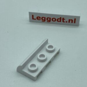 COBI: Slope Curved Modified Edge 2P 1 x 3 x 2/3 - white (bialy)