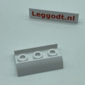 COBI: Slope Curved Modified Edge 2P 1 x 3 x 2/3 Both Sides - white (bialy)