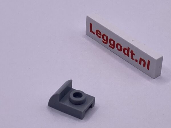 COBI: Slope Curved Modified Edge 2P 1 x 1 x 2/3 - new grey (nowy szary)