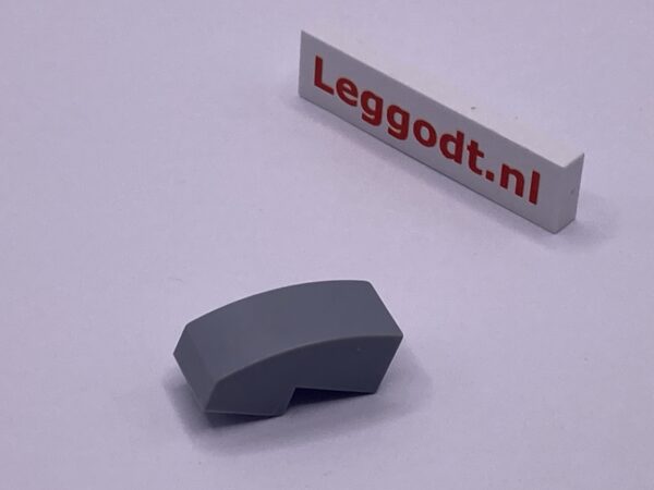 COBI: Slope Curved 3P 2 x 1 with Cutout Corner - new grey (nowy szary)