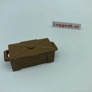 COBI: Tool, Box with Handlebars with Lid (Flat) - brown (brazowy)