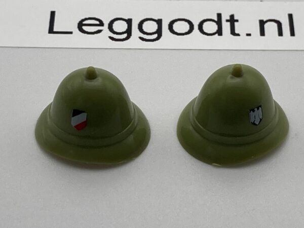 COBI: Figure, Headgear #002 - light green military (jasnozielony wojskowy/militarny)