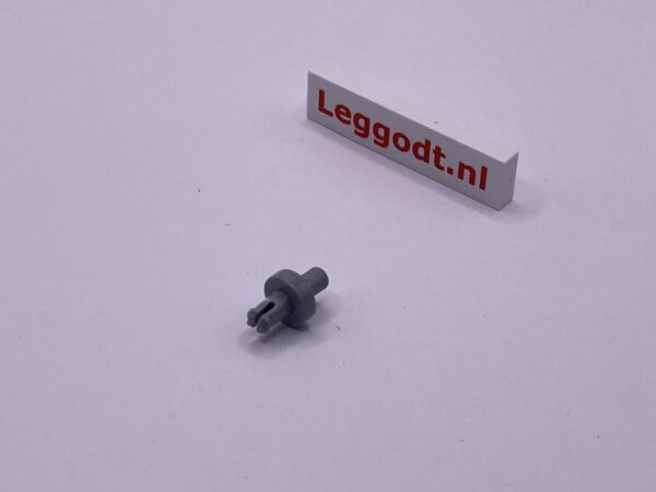 COBI: Wheel, Axle [#001] (Single bomber axle without plate) - new grey (nowy szary)