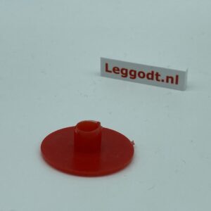 PLASTICANT: Connector End (flat large round) - red